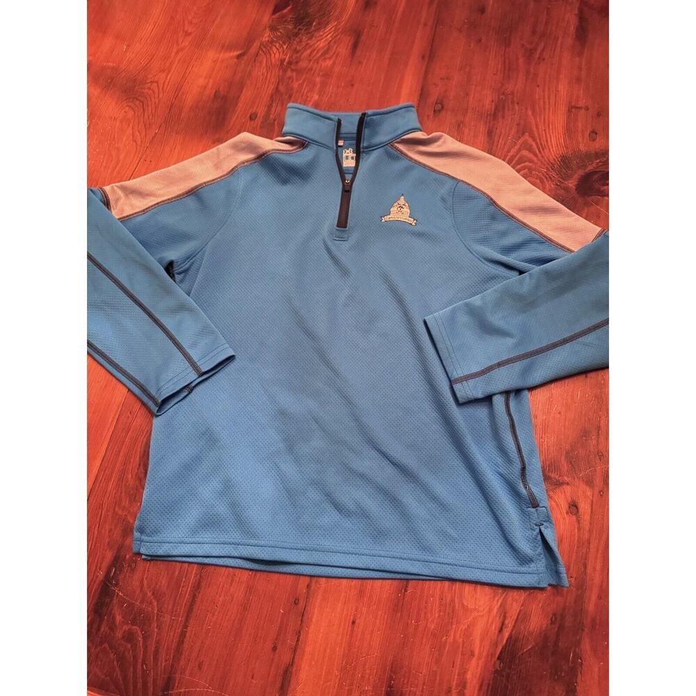 Congressional country club Performance Quarter Zip Pull Over Blue Size 6 Golf